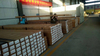 Metal saw for cutting spacer bar 